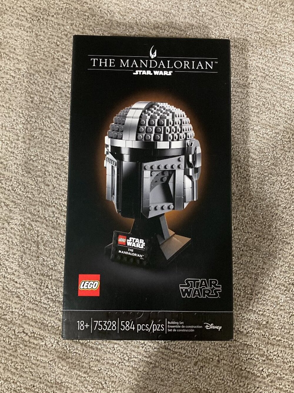LEGO Star Wars The Mandalorian Helmet #75328 (retails $69.99)